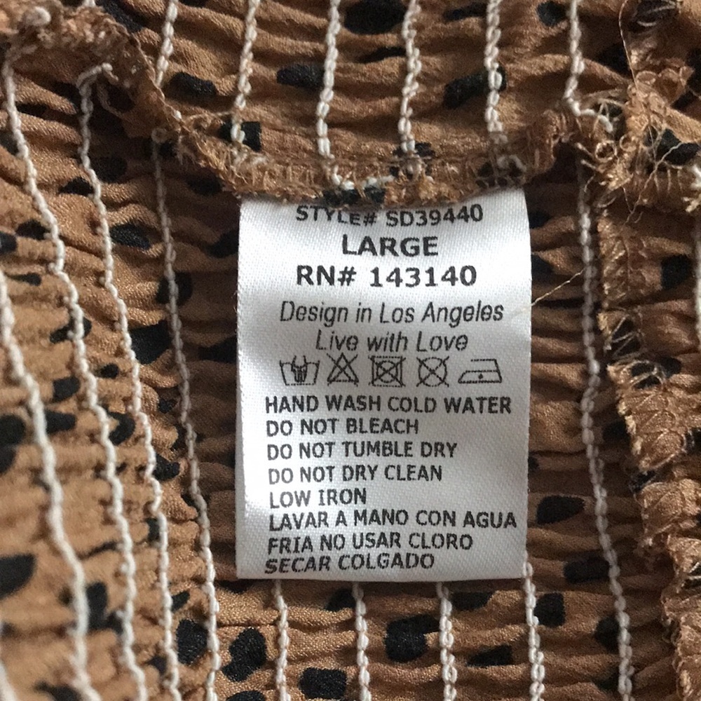 Pants Store Ruched Layered Spot Print Mini Dress - Picture 8 of 10